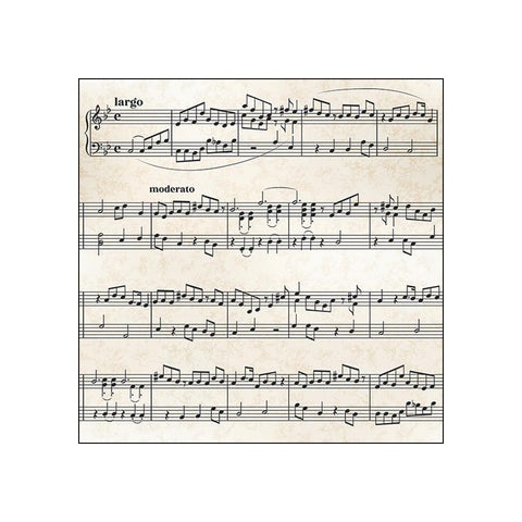 Sheet Music • Beverage Napkins