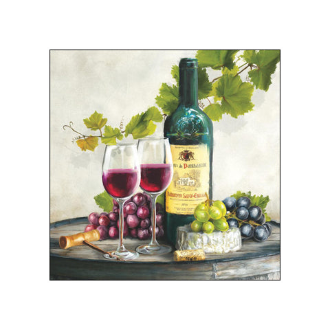 Red Wine • Beverage Napkins