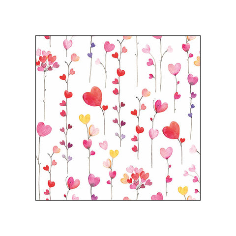 Heart Garlands • Beverage Napkins