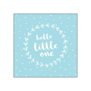 Hello Little One, blue • Beverage Napkins