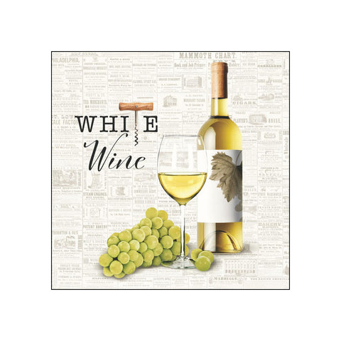 White Wine • Beverage Napkins