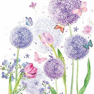 Flower Beauty • Beverage Napkin