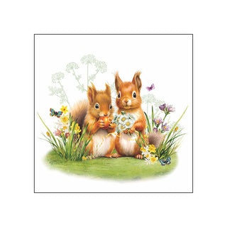 Little Squirrels • Beverage Napkins