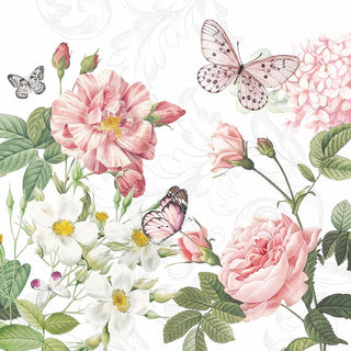 Amelia, white • Beverage Napkin
