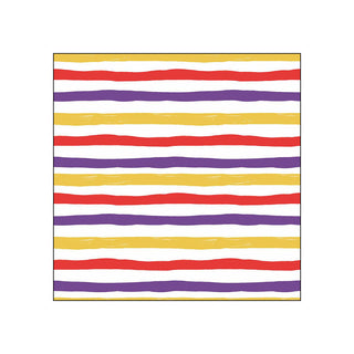 Wavy stripes, lilac • Beverage Napkins
