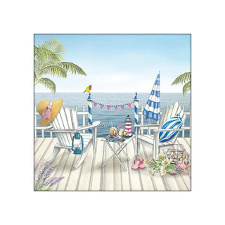 Sea View • Beverage Napkins