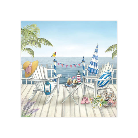 Sea View • Beverage Napkins