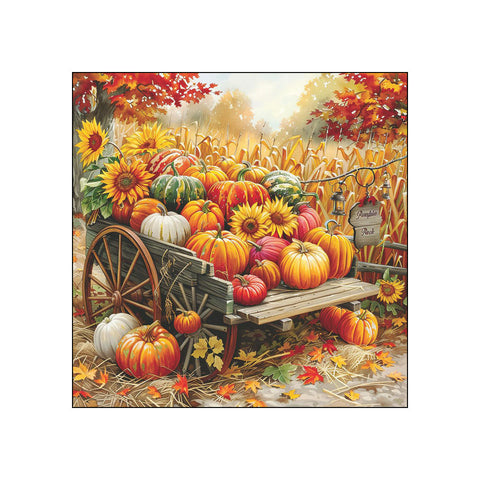 Pumpkin Harvest • Beverage Napkins