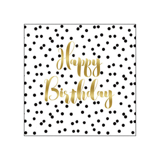 Birthday Confetti • Beverage Napkins