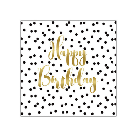 Birthday Confetti • Beverage Napkins