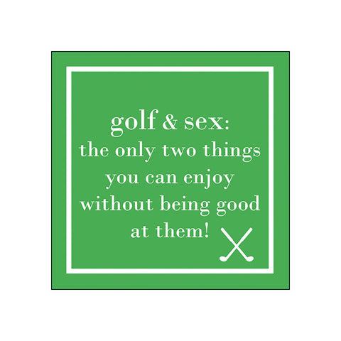 Golf & Sex • Beverage Napkins