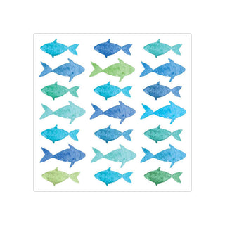 Aquarell Fish • Beverage Napkins