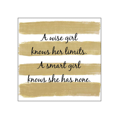 A Smart Girl • Beverage Napkins