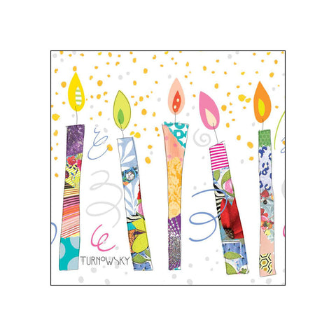 Birthday Candles • Beverage Napkins