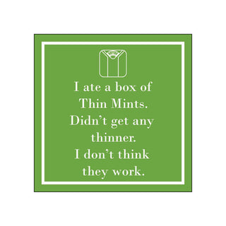 Thin Mints • Beverage Napkins