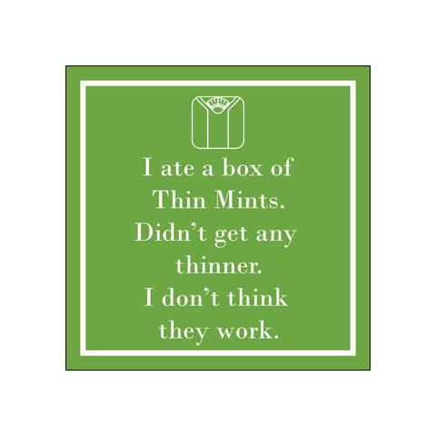 Thin Mints • Beverage Napkins