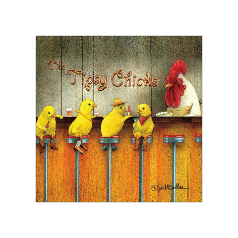The Tipsy Chicks • Beverage Napkins