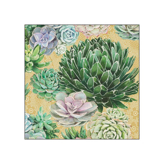 Succulents • Beverage Napkins
