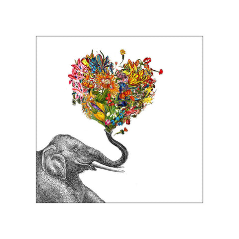Happy Elephant • Beverage Napkin