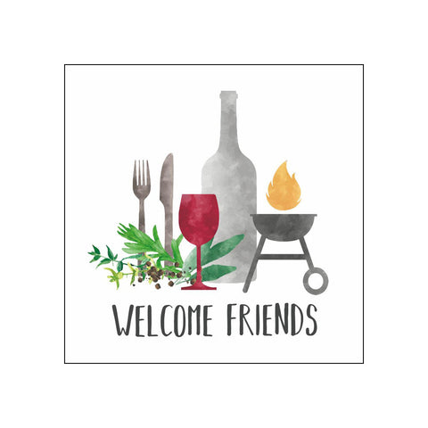 Grill & Friends • Beverage Napkins