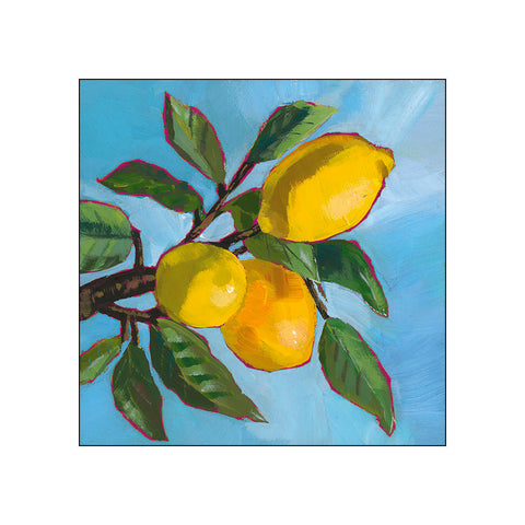 Lemon Musée Beverage Napkin