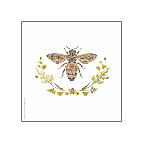 Green Bee • Beverage Napkins