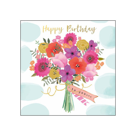 Happy Flowers • Beverage Napkins