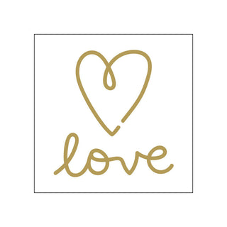 LOVE • Beverage Napkins