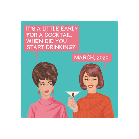 When Did You Start? • Beverage Napkins