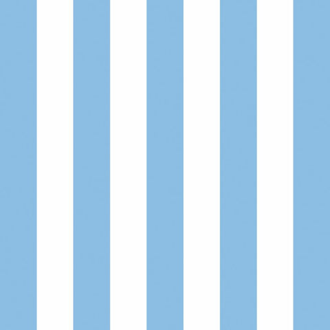 Vertical Stripes, sky blue (L4) • Lunch Napkin