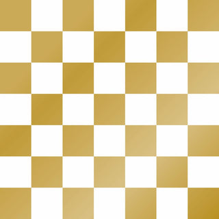 Chessboard, gold • Lunch Napkins