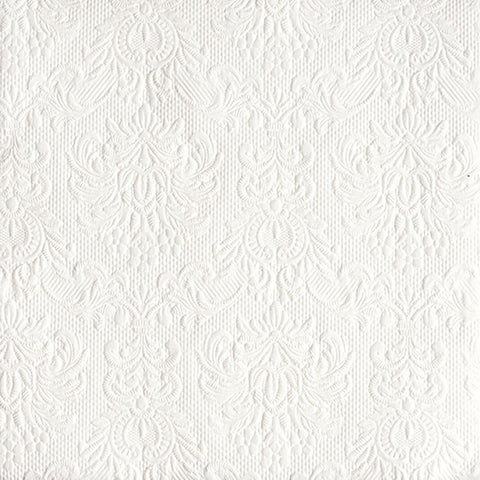 Elegance, white • Embossed Lunch Napkins