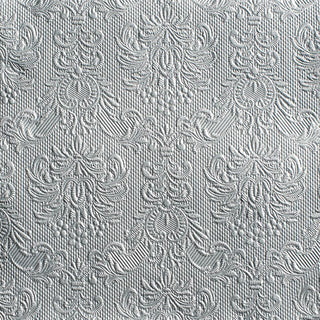 Elegance, silver • Embossed Lunch Napkins