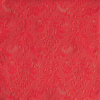 Elegance, red • Embossed Lunch Napkins
