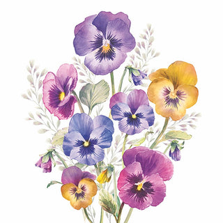 Pansies • Lunch Napkin