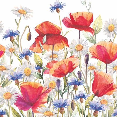Poppies and Cornflowers • Lunch Napkins