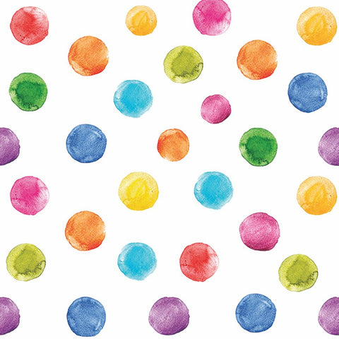 Polka Dots, white • Lunch Napkin