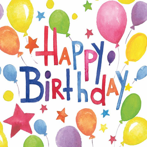 Colorful Birthday • Lunch Napkins