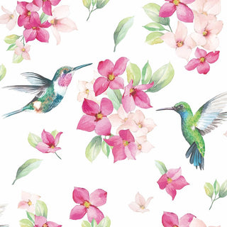 Diligent Hummingbirds, white • Lunch Napkin