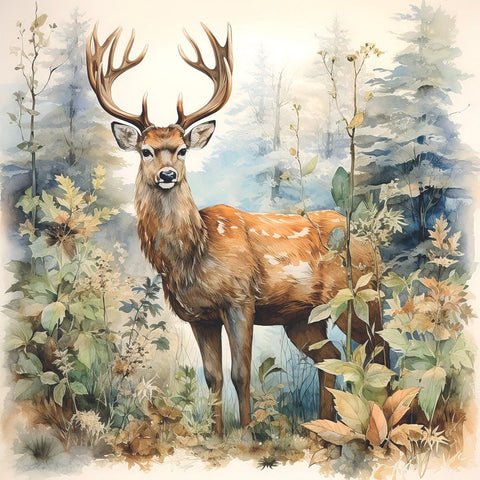 Deer in the Woods • Lunch Napkins