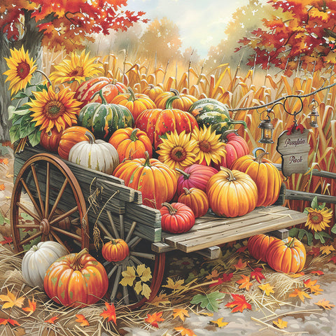 Pumpkin Harvest • Lunch Napkins