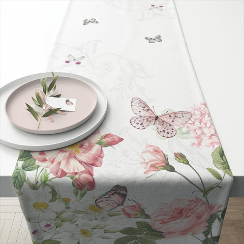 Amelia, white • Table Runner