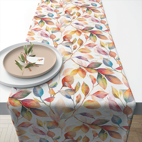 Colorful Leaves • Table Runner