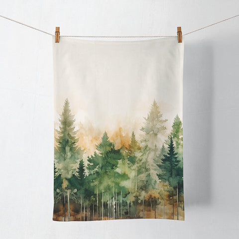 Evergreen Trees • Kitchen Towel