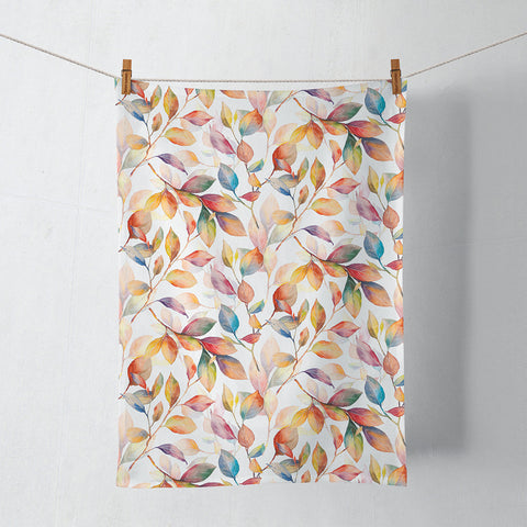 Colorful Leaves • Kitchen Towel