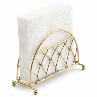 Metal Napkin Holder • Lattice, gold