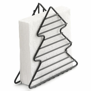 Metal Napkin Holder • Xmas Tree, black