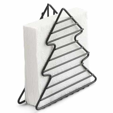 Metal Napkin Holder • Xmas Tree, black