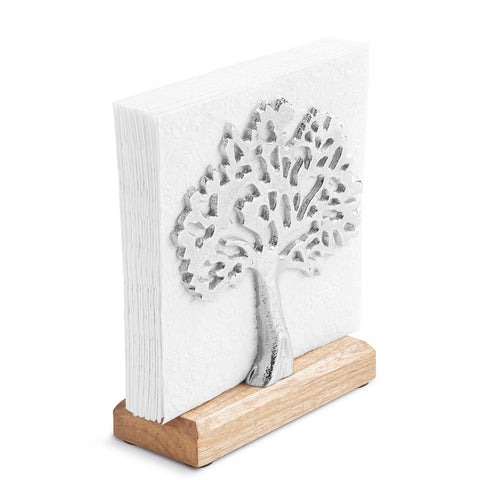 Die Cast Metal Napkin Holder • Tree
