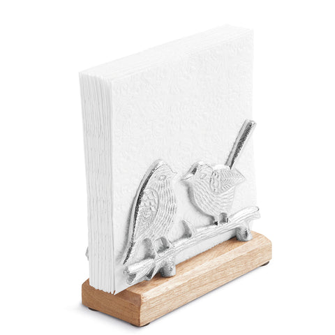 Die Cast Metal Napkin Holder • Birds
